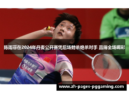 陈雨菲在2024年丹麦公开赛凭后场劈杀绝杀对手 赢得全场喝彩